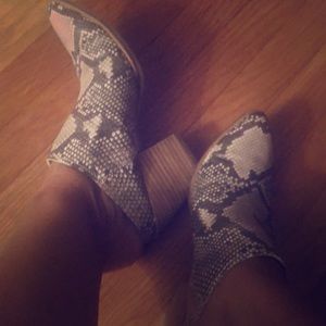 Snakeskin Mules by dolce vita